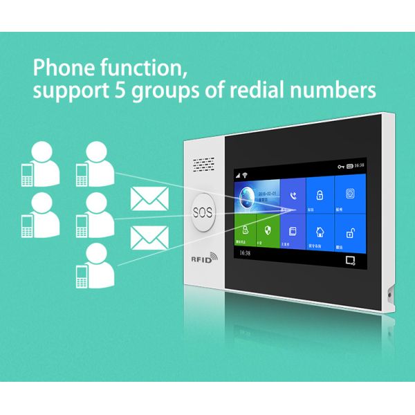 GSM 4G Security Smart Home Burglar Alarm System Pir Detectors Burglar Alarm