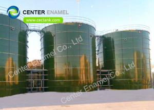 Quality 6.0 Mohs Hardness Glass Fused To Steel Wastewater Treatment Tanks For Landfill Leachate Storage for sale