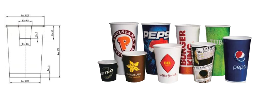 Automatic Paper Cup Making Machine For 2-32 OZ Paper Beverage Cup/containers