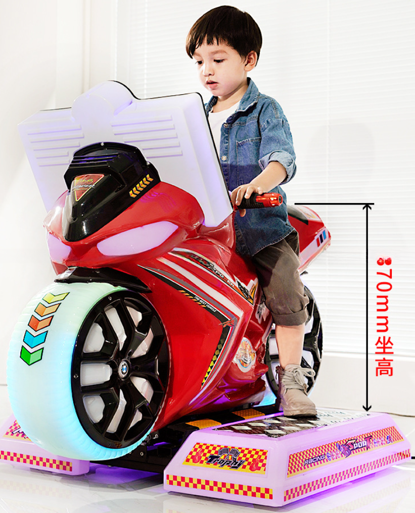 2022 Kids Motor Racing Kiddie Rides TT speed motorcycle game machine for amusement park game center
