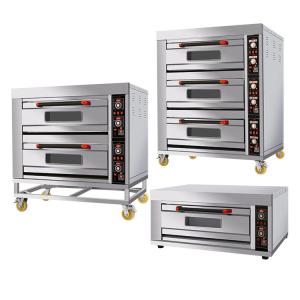 Quality Manufacturer Commercial Electric Gas Deck Bread Baking Machine Bakery Oven Prices for sale