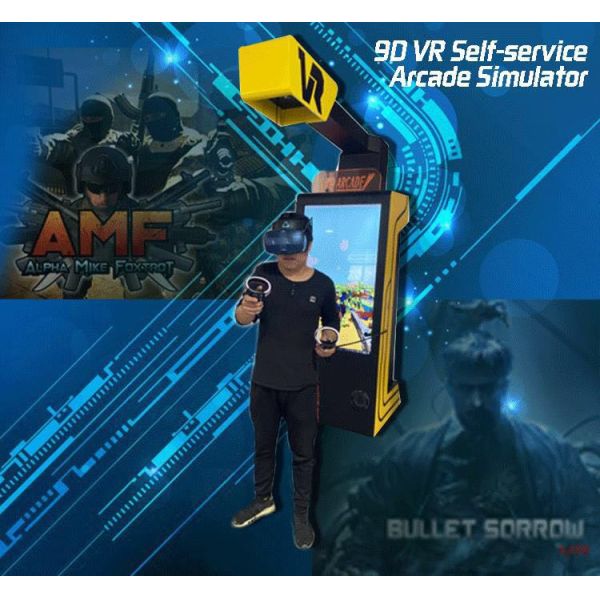 Supermarket 9D Virtual Reality Simulator 58pcs Games 1 Square Meter Space