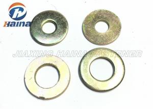 Quality Color Plated Flat Washers Plain Carbon Steel Round Head For Iron Stamping Out for sale