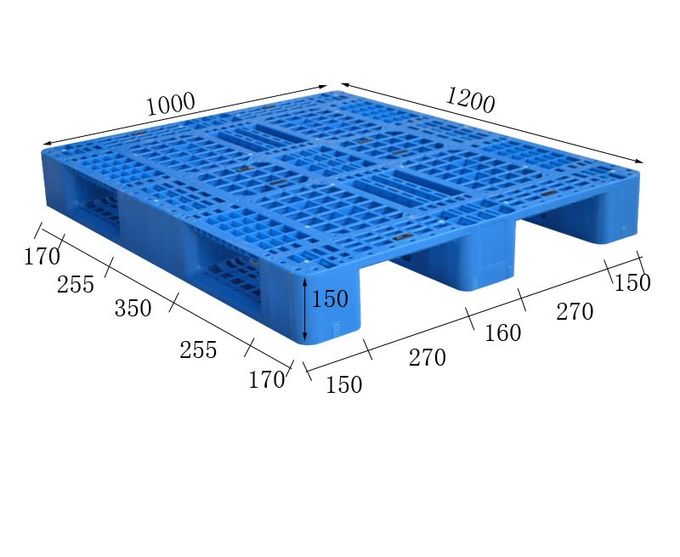 cheap plastic pallet mesh surface for warehouse turnover 1200x1000x150 mm