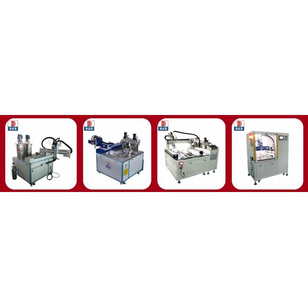 Automatic Grade Silicone Potting Machine for AB Compound Metering and Mixing Cartridge
