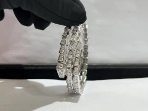 Quality Luxury Brand 18K Gold Diamond Bracelet  Serpenti Viper Bracelet Manufacturer for sale