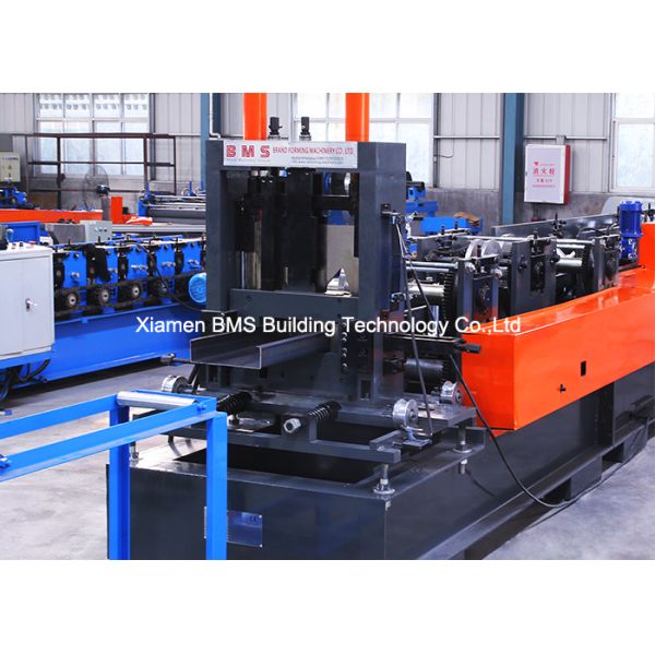 16 Forming Station CZ Purlin Roll Forming Machine / Steel Frame Making Machine