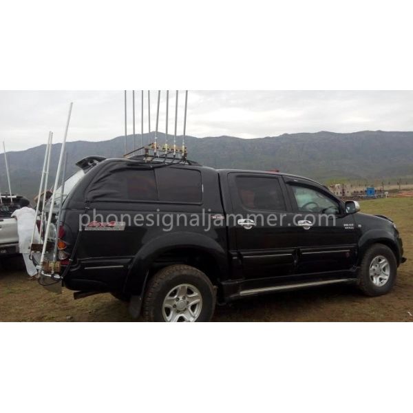 Modular Roof Mounted IED Bomb Jammer Radio Signal Jamming For Vehicle