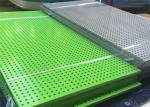 Epoxy Resin Coating Aluminium Punched Metal Screens Architecture Perforated