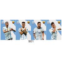 China 14 Designs Ronaldo World Football Soccer Player 12x16 inches Poster 3D Lenticular Football Poster for sale