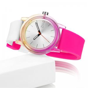 Quality Premium Womens Plastic Watches Wristwatches With Large Round Dial for sale