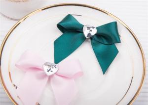 Quality Decoration Tie Satin Ribbon Bow Washable Home Textile With Dyeing for sale