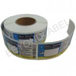 Glossy Self Adhesive Paper Labels , Custom Printing Flavor Labels For E -