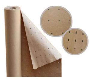 China 25kg Brown Kraft Liner Paper 45gsm White Kraft Wrapping Paper Roll on sale