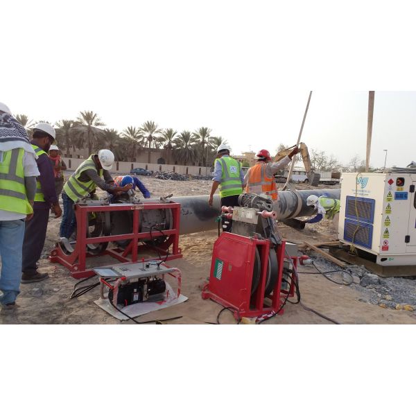 800MM 415V Hydraulic Butt Welder 16Mpa Poly Fusion Welder ISO