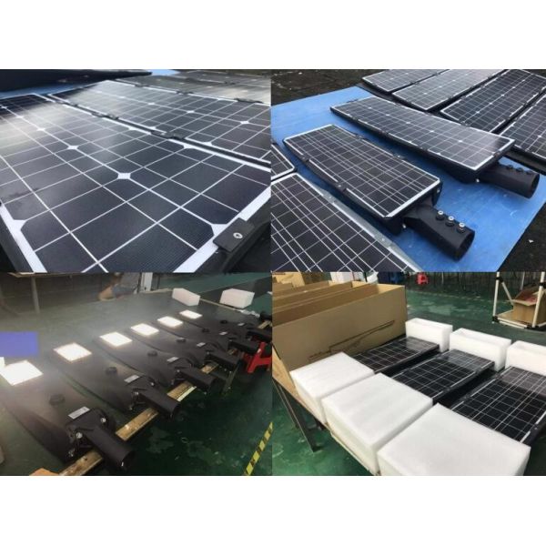 Smart Control Solar Powered Street Lights All In One Wireless Installation