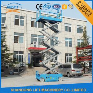 Quality Electric Telescopic Aerial Work Mobile Scissor Lift Trucks CE 4m -14m 300kg 500kg Load weight for sale