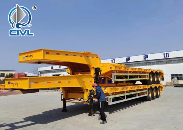 Buy 3 Axles 40 Feet Container Carrying Semi Trailer Trucks With JOST Landing Leg at wholesale prices