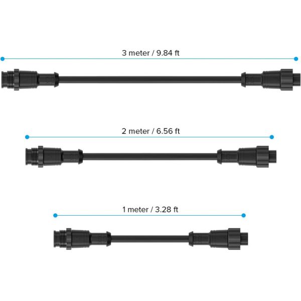 Waterproof Wire Extension Cord LED Accessory M12 A Coded Electrical Cirlular 3 4 Pin
