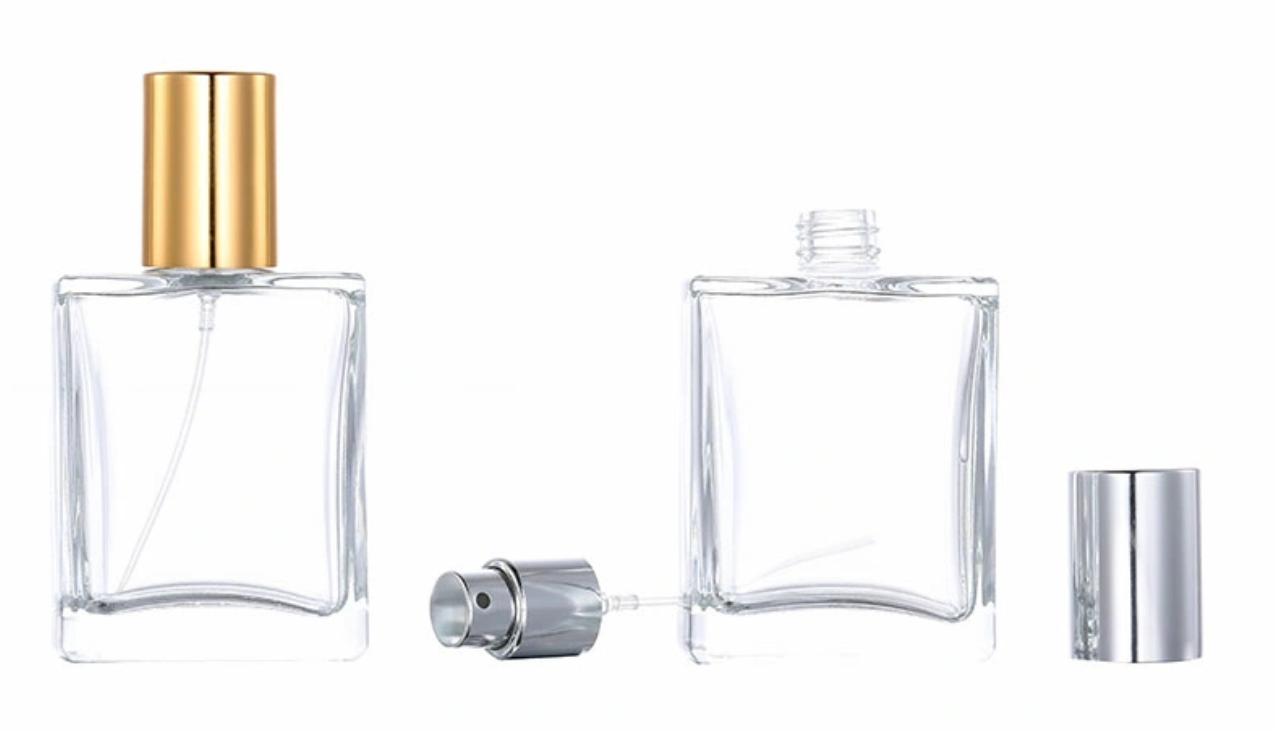 50ml 100ml 30ml Empty Perfume BottleWith Aluminum Mist Sprayer