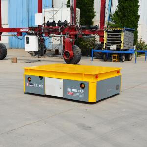 Quality 10Ton Steel Billet Battery Transfer Cart Remote Battery Operated Transfer Trolley for sale
