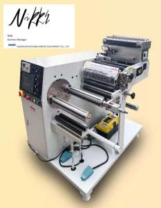 China Efficient Slitting Machine with Rotary Blade Cutter - Max Rewinding Diameter 550mm on sale