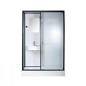 Quality Shower Cabins White  Acrylic ABS Tray  1200*800*2150mm black aluminium for sale