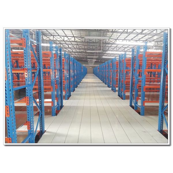 Power Coated Steel Shelves Storage Mezzanine Platforms Heavy duty Multi Tiers