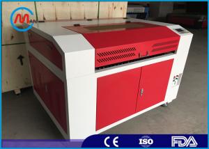 Quality Red Table Top Paper Laser Cutting Machine With 150W Laser Tube Easy Operation for sale