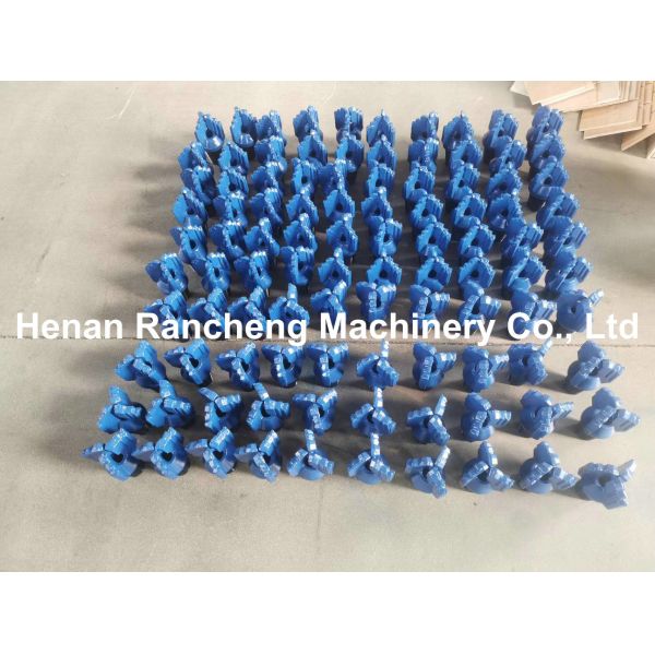 Water Well / Borehole Drilling Rig Tools Three Wing Step Drag Bit