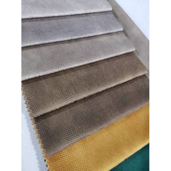 Home Tear Resistant Soft Chenille Fabric Printed Velvet Fabric Sofa Fabric Factory