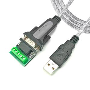 Quality USB-A To RS485 Serial Port DB9 Industrial Digital Signal Cable, Support Different Interface Customization for sale