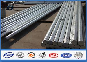 China 8M 9M 10M Galvanized Steel Pole wit Hot Dip Galvanization Min 86 microns on sale