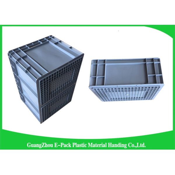 Standard WarehouseEuro Stacking Containers Moving Storage Grey Light Weight