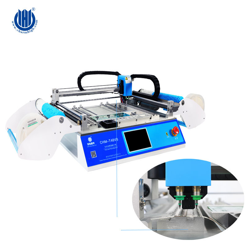 Quality CHM-T48VB Desktop SMT Pick and Place Machine AC220V 300W 6000cph Without Vision Detection for sale