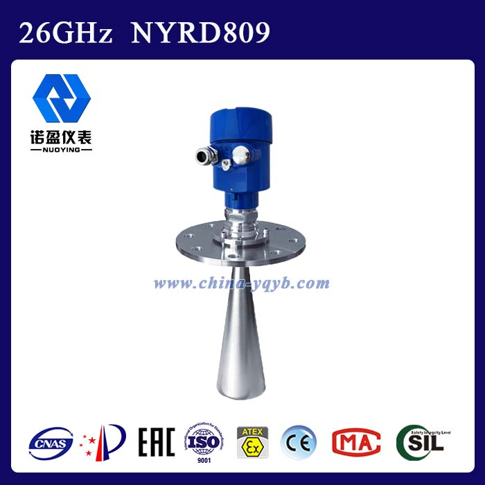 35m Range NYRD809 Radar Level Meter Measure Fly Ash Material Level Vehicle Pocket