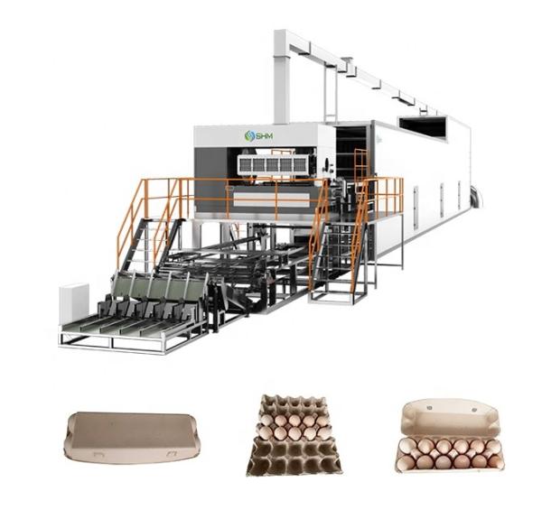 Buy Egg Tray Making Machine Fully Automated Using Recycled Paper Pulp at wholesale prices
