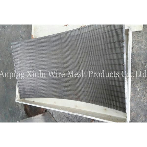 Johnson Static Sieve Bend Screen DSM Low Carbon Steel V Wire Screen