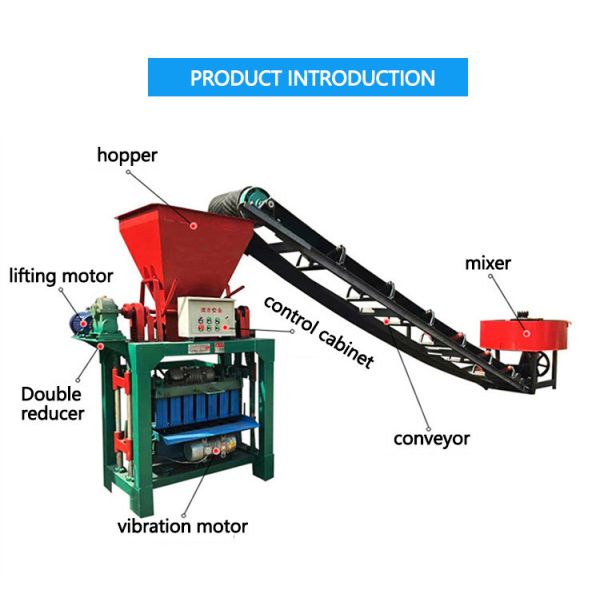 Small Cement Brick Making Machine Concrete Fly Ash Block Machine Automatic