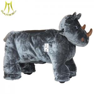 China Hansel ride on animal toy ride and plush motorized animals for mall with child horse toy model for sale on sale