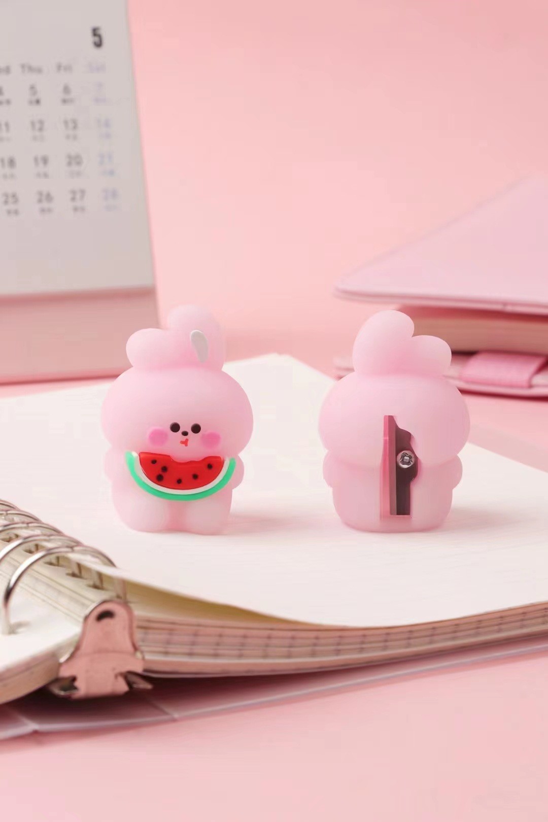 Cute Manual Pencil Sharpener Silicone Stationery For Kids School Home Office Classroom