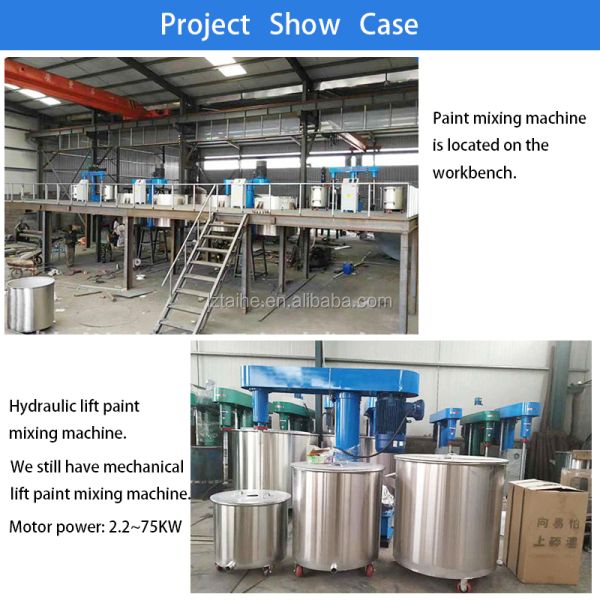 High Speed Disperser Liquid Mixer Agitator For Printing Ink Oil Emulsion 22kw Ex-Proof