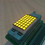 5x7 Dot Matrix LED Display With Reverse Voltage Of 5V And Connection Row Anode