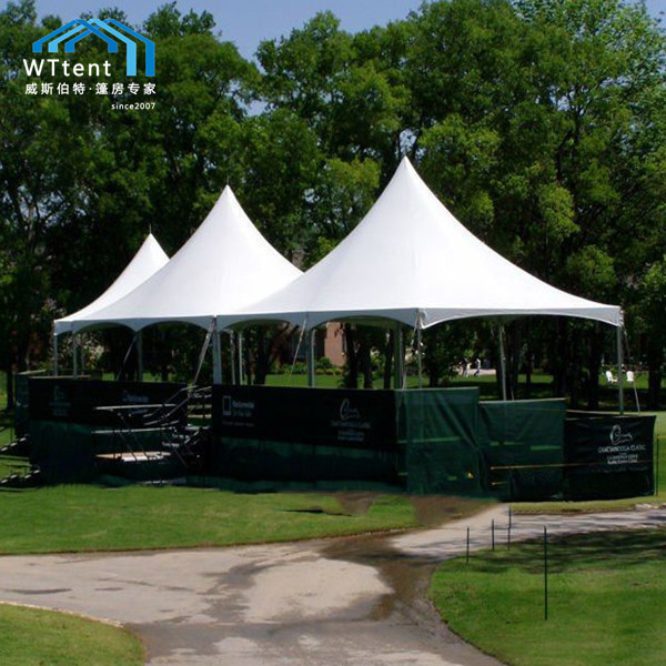 Removeable Aluminum Spring Top Marquee UV Resistant Garden Use