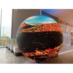 Soft Module Customized Shape Spherical LED Display Full Colour LED Ball Screen