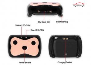 China Sim Card Pet Gps Tracker , GPS Tracking Collar Low Battery Alarm With Software on sale