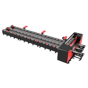 Buy cheap 36KW Cnc Bandsaw Machine 12000mm Sawing length Automatic Chip Removal from wholesalers