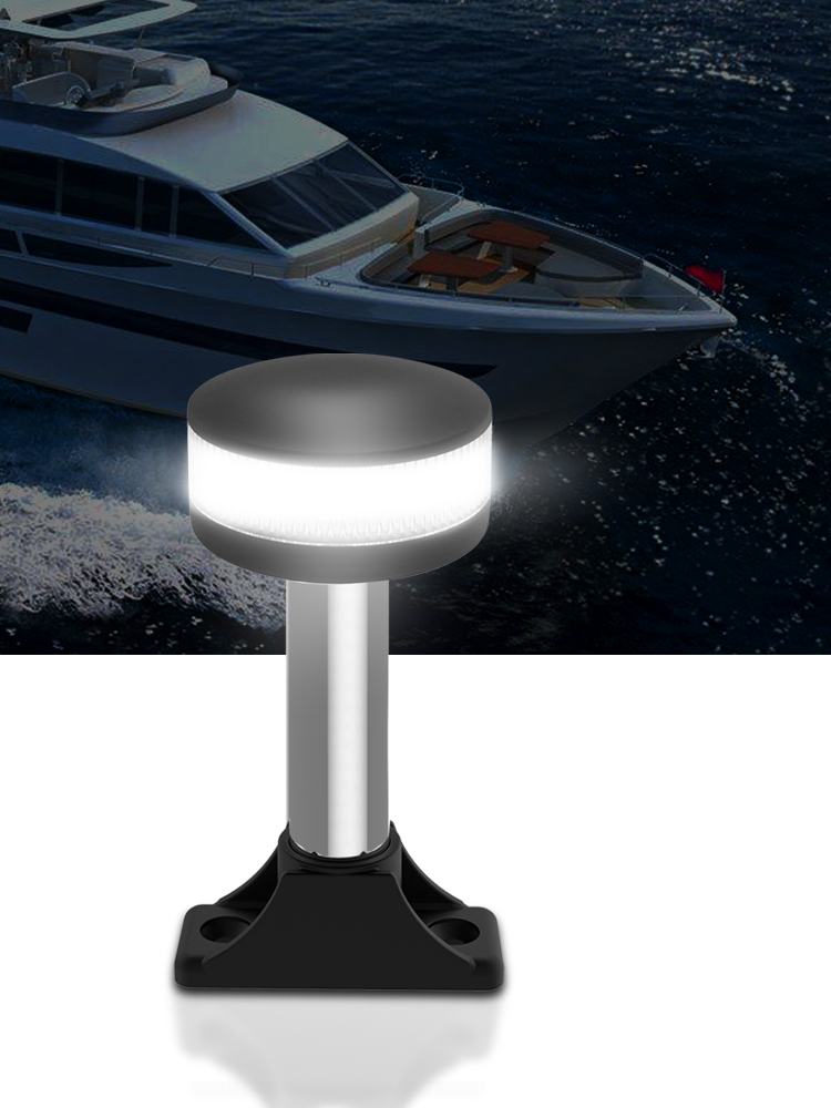 White 4500K Marine Anchor Light 2NM Yacht Navigation Light 12VDC
