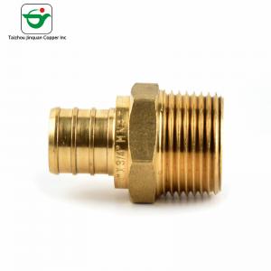 China ISO9001 1''X3/4 MNPT Copper Male Adapter Pex Barb Fitting on sale