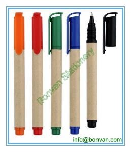 China paper ball point pen, paper material ballpen for promotional use on sale